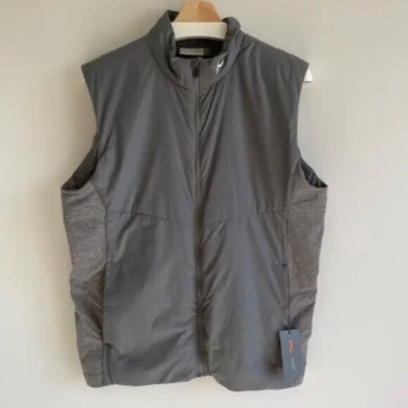 Kjus Men's Radiation Vest Size L Gray Activewear Performance Outdoor Golf Nwt - Picture 1 of 8